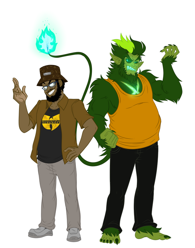 Character Design - Myself and My Sona